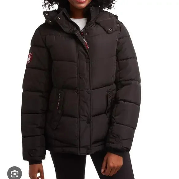 CANADA WEATHER GEAR Puffer Jacket - Quilted Heavyweight Puffer Parka Jacket - Picture 2 of 12